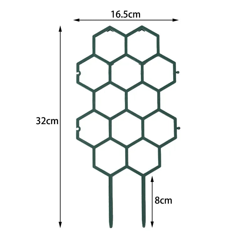 Honeycomb Trellis for Climbing Plants and Flowers