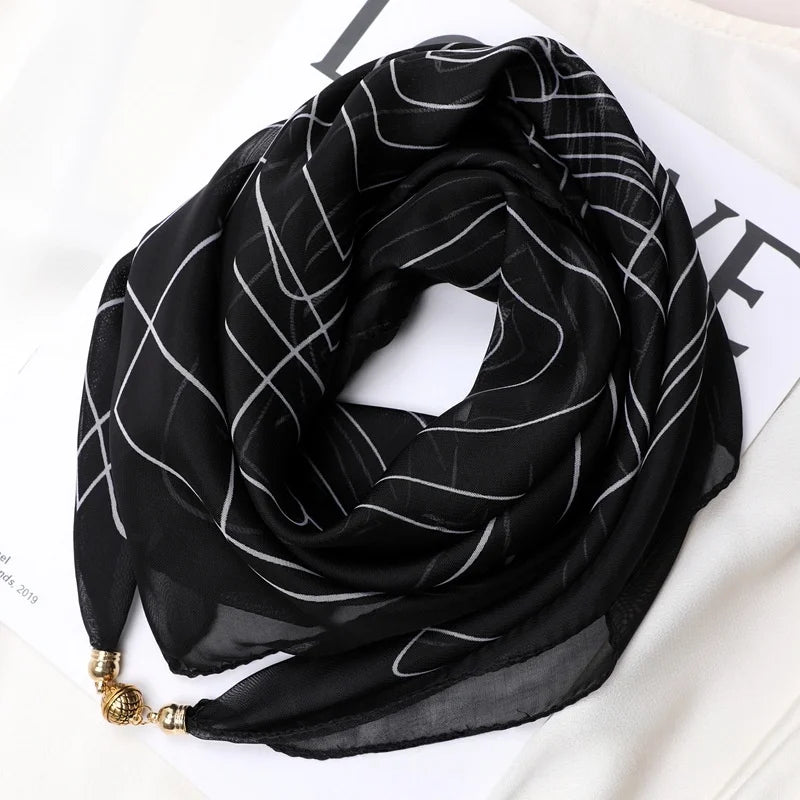 Magnetic Knot-Free Fashion Neck Scarf - 6