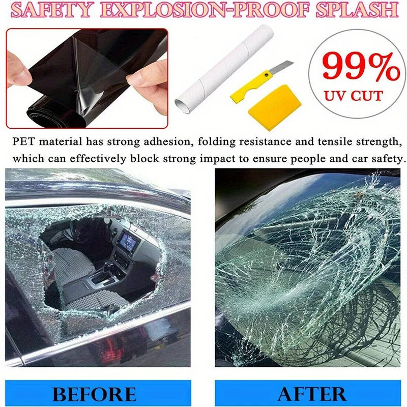 Heat-Blocking Privacy Window Tint Film for Car and Home - 5