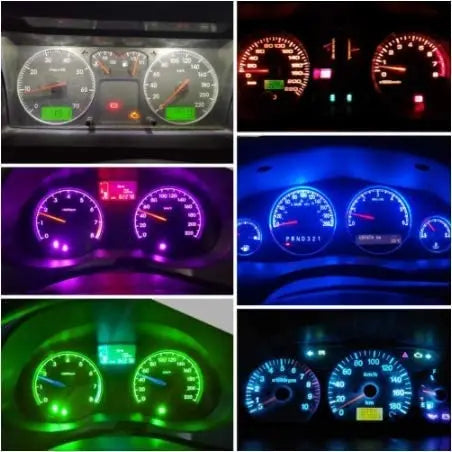 T5 LED Dashboard and Interior Indicator Light Bulbs - 5