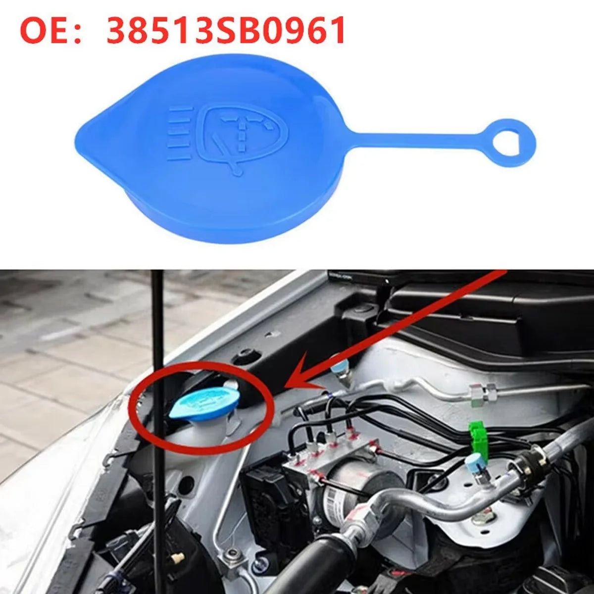 Windshield Wiper Washer Fluid Reservoir Cap for Honda