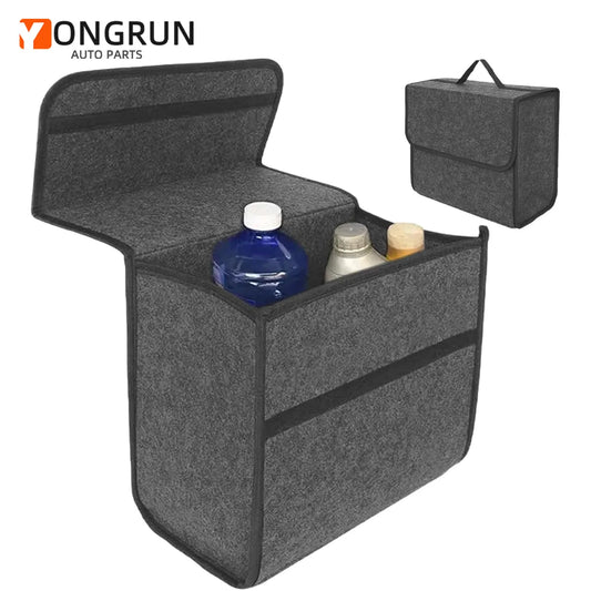 Universal Foldable Car Trunk Organizer Felt Storage Box
