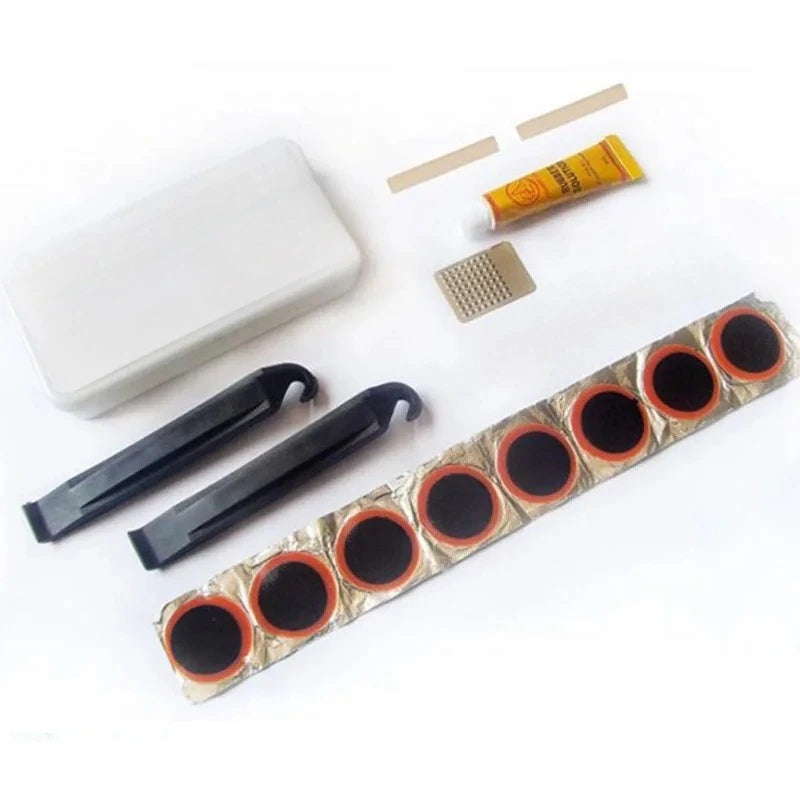 Portable Bike Tire Repair Kit for Road and Mountain Bikes - 17