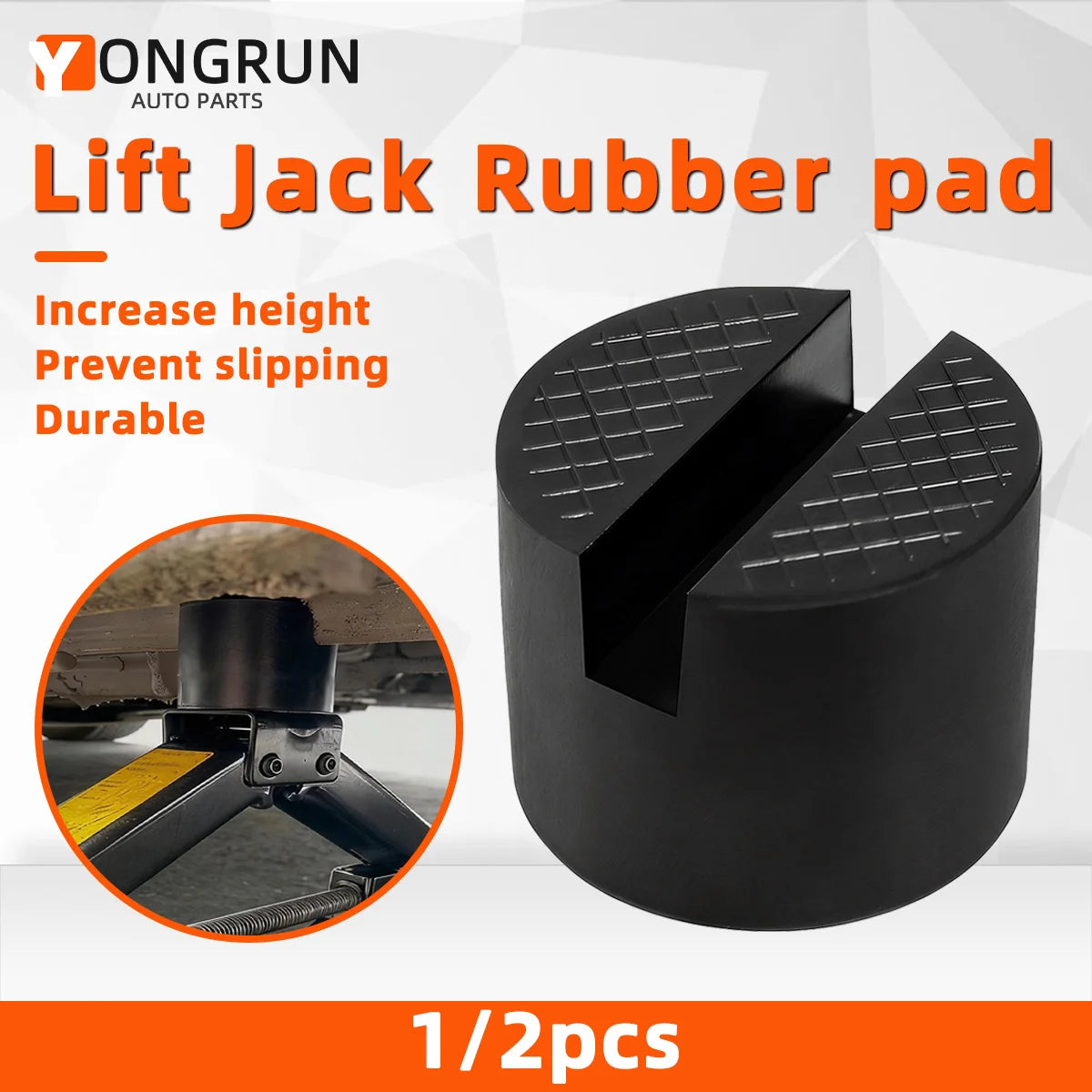 Universal Jack Rubber Pad for Car Chassis Protection