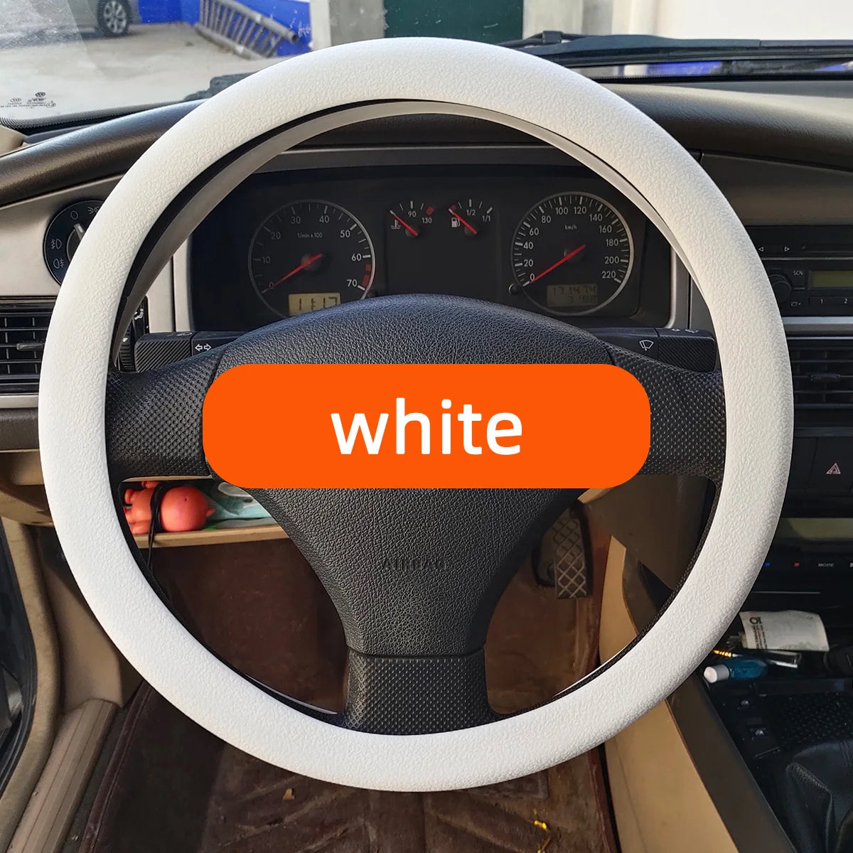 Universal Silicone Car Steering Wheel Cover Non Slip Protective Grip - 7