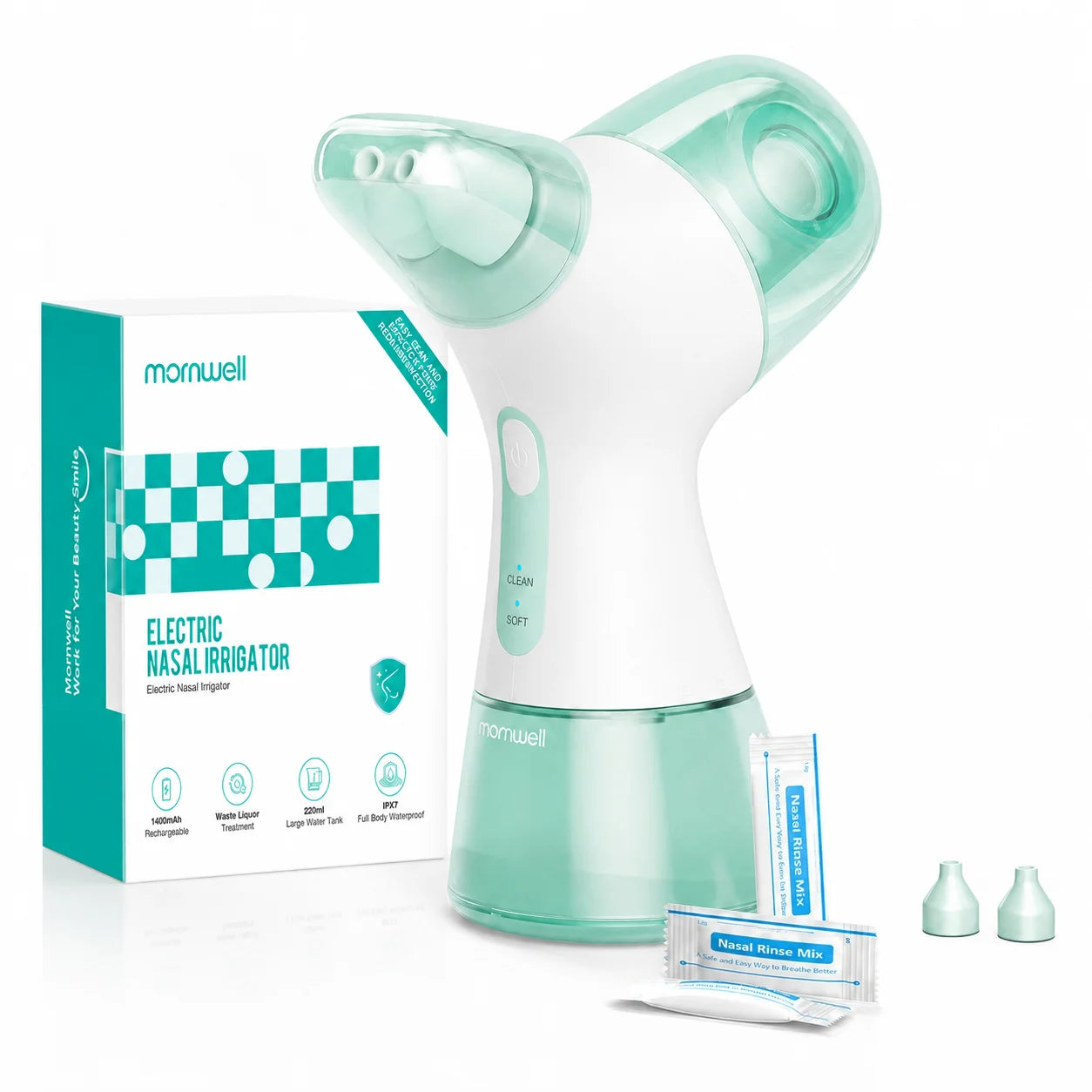 Electric Nasal Irrigation System for Sinus and Allergy Relief - 7
