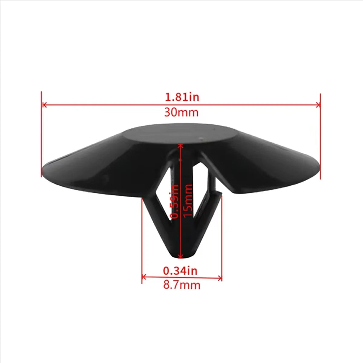 Universal Car Engine Hood Insulation and Decorative Panel Clips - 6