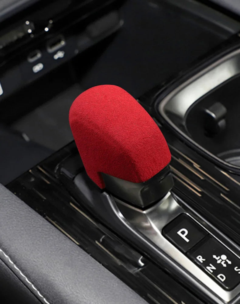 Suede Gear Shift Knob Cover for Lexus NX RX LM