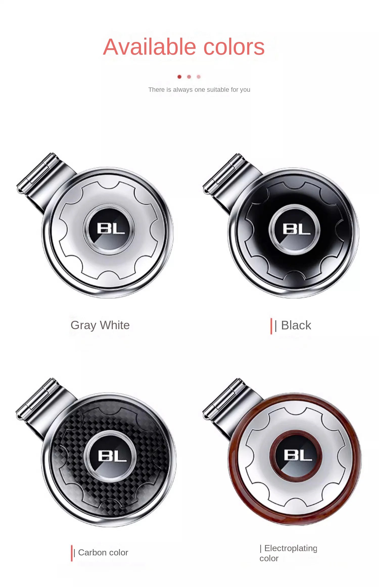 Universal Steering Wheel Spinner Knob Booster - 17