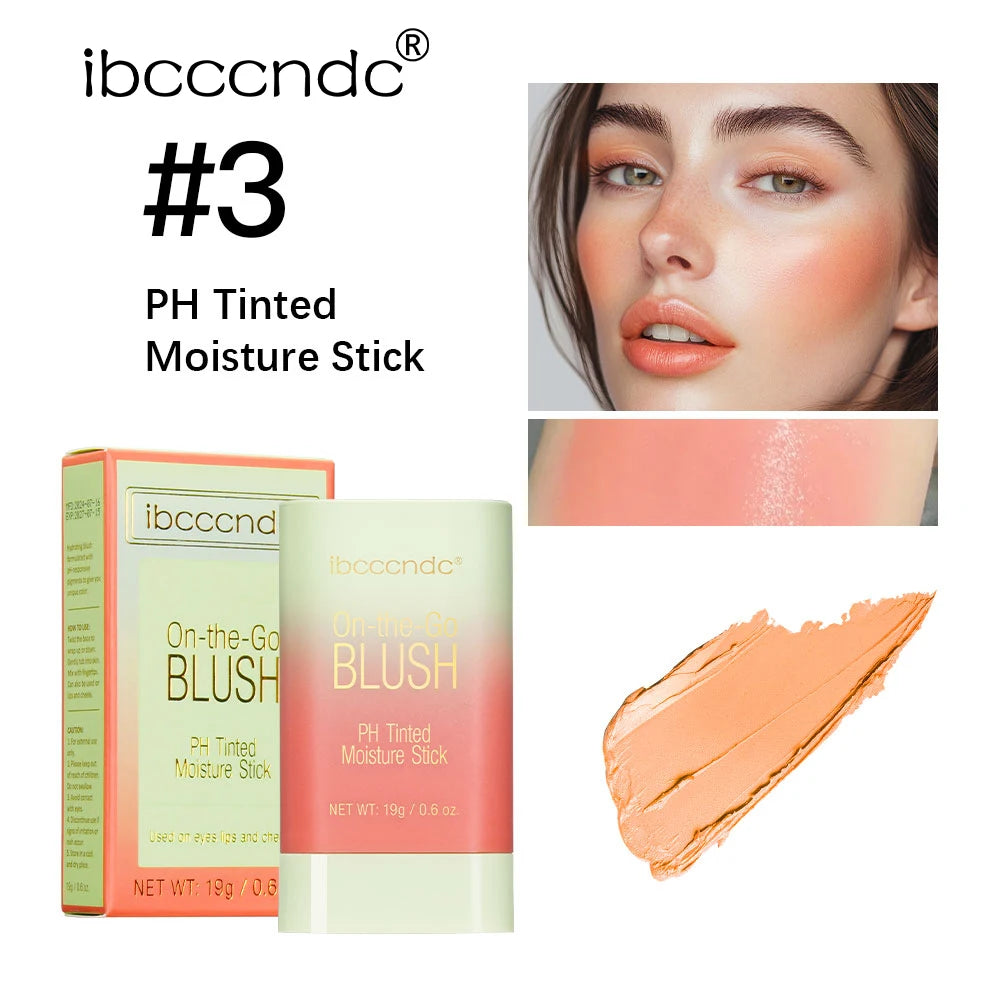 Tinted Moisturizing Blush Stick for Cheeks and Lips - 27