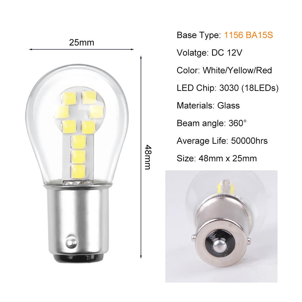 Bright LED Replacement Car Signal and Brake Light Bulb