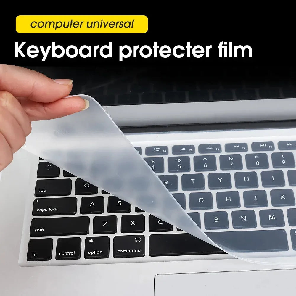 Universal Silicone Laptop Keyboard Protector Film - 1