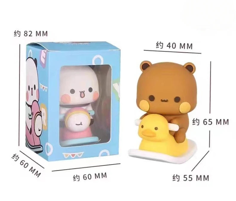 Cute Cartoon Panda and Bear Dashboard Ornament - 11