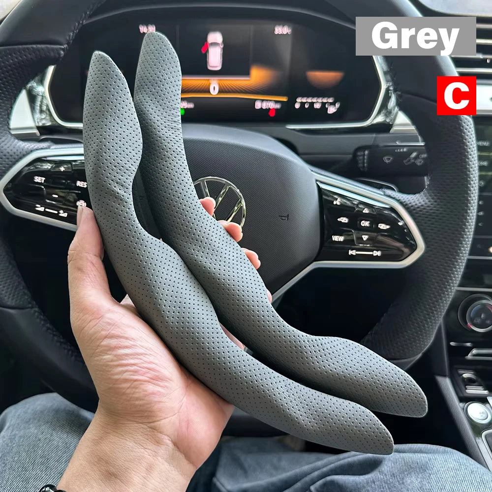 Non-Slip Car Steering Wheel Cover for Improved Grip - 9