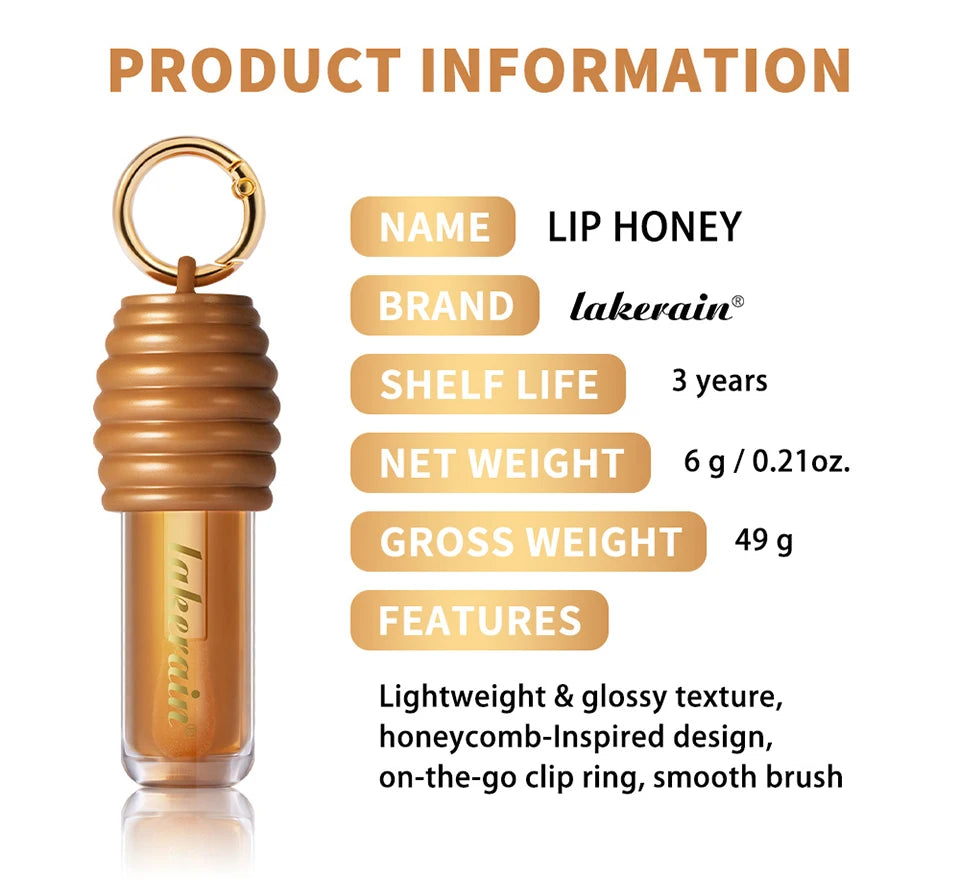 Honey and Chocolate Moisturizing Lip Gloss Set - 17