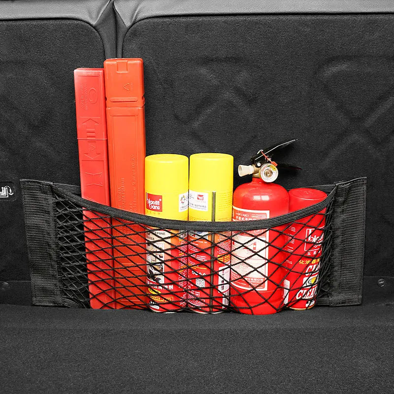 Universal Car Trunk Organizer Net Elastic Mesh Storage Bag - 2