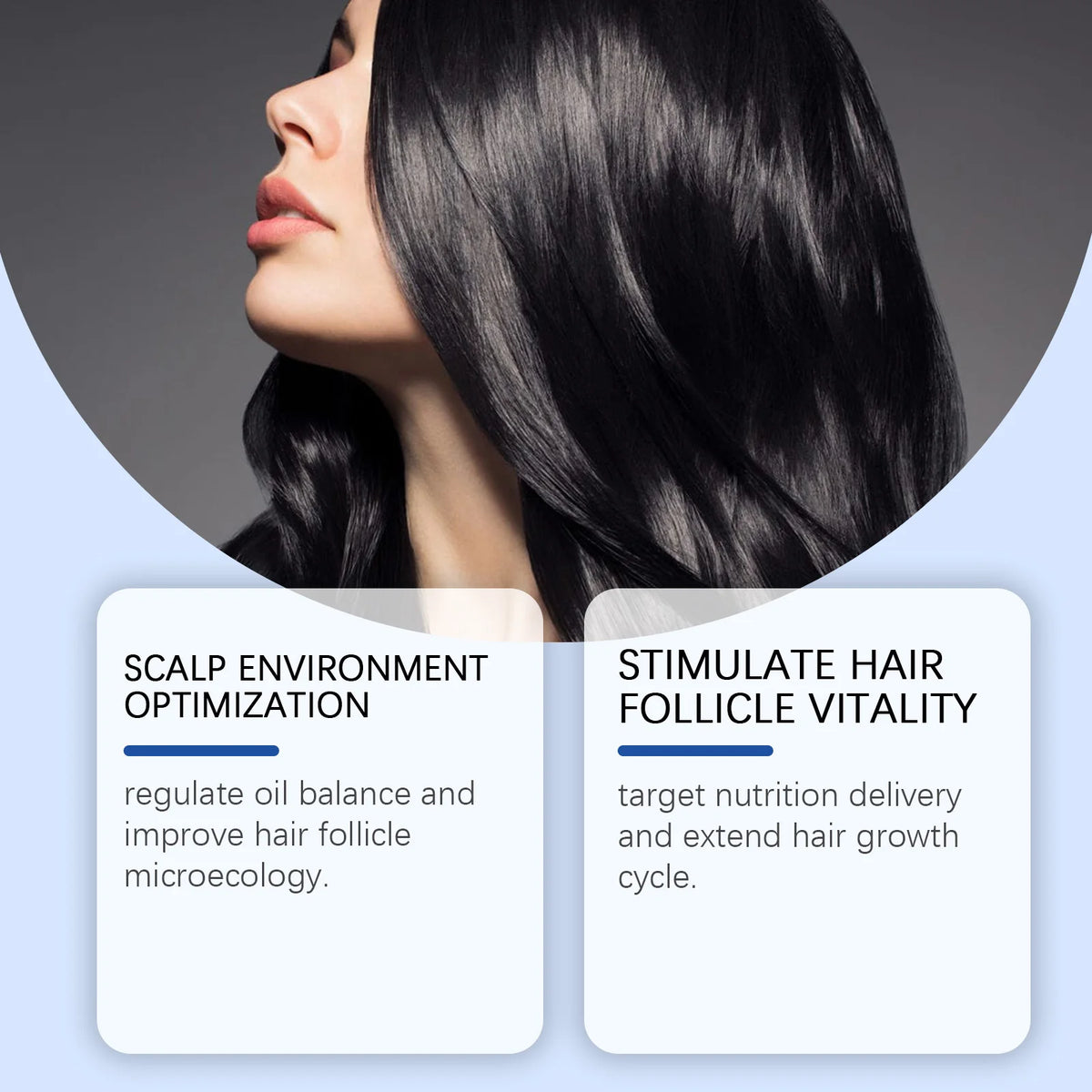 Copper Peptide Hair Growth Serum for Strengthening and Frizz Control
