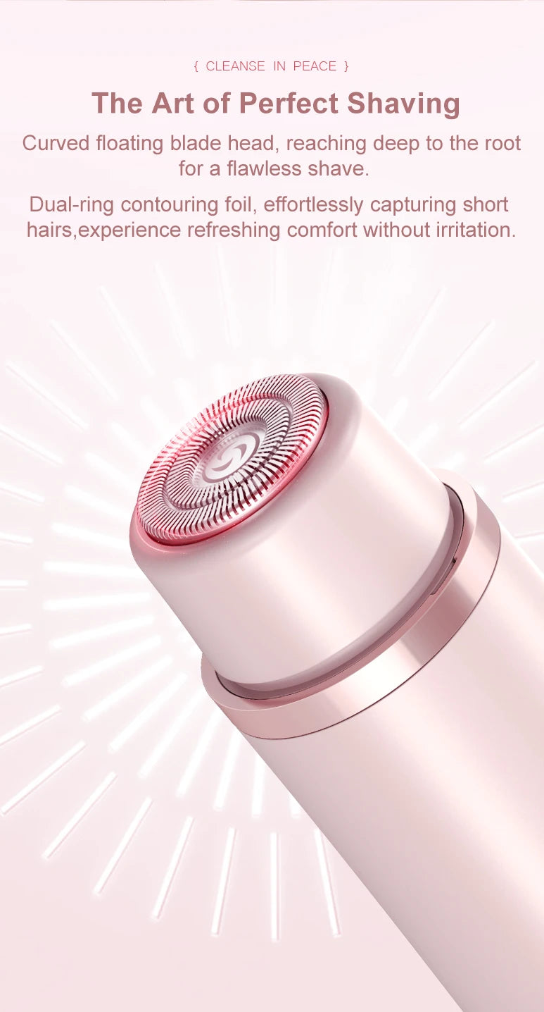 Electric Waterproof Painless Hair Removal Shaver for Face and Body - 12