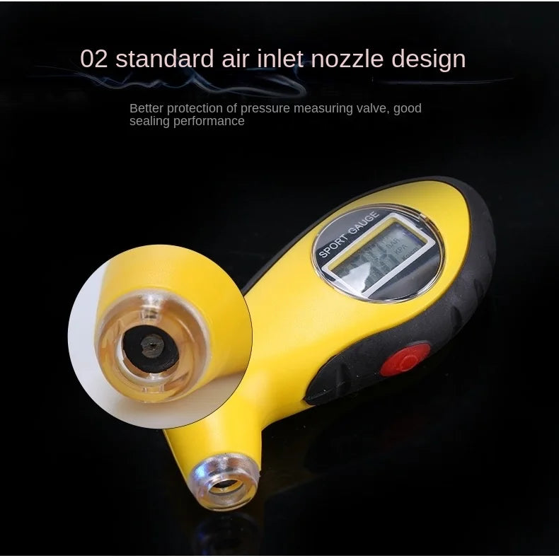 Digital LCD Tire Pressure Gauge for Car Safety