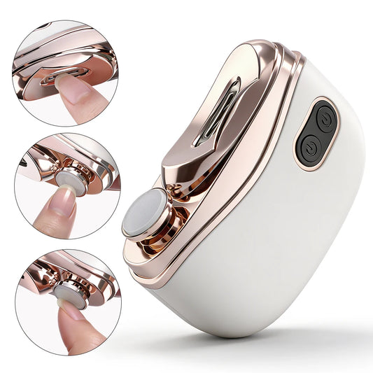Automatic Electric Nail Clipper with LED Light for All Ages