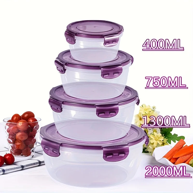 8-Piece Airtight Food Storage Container Set - 1