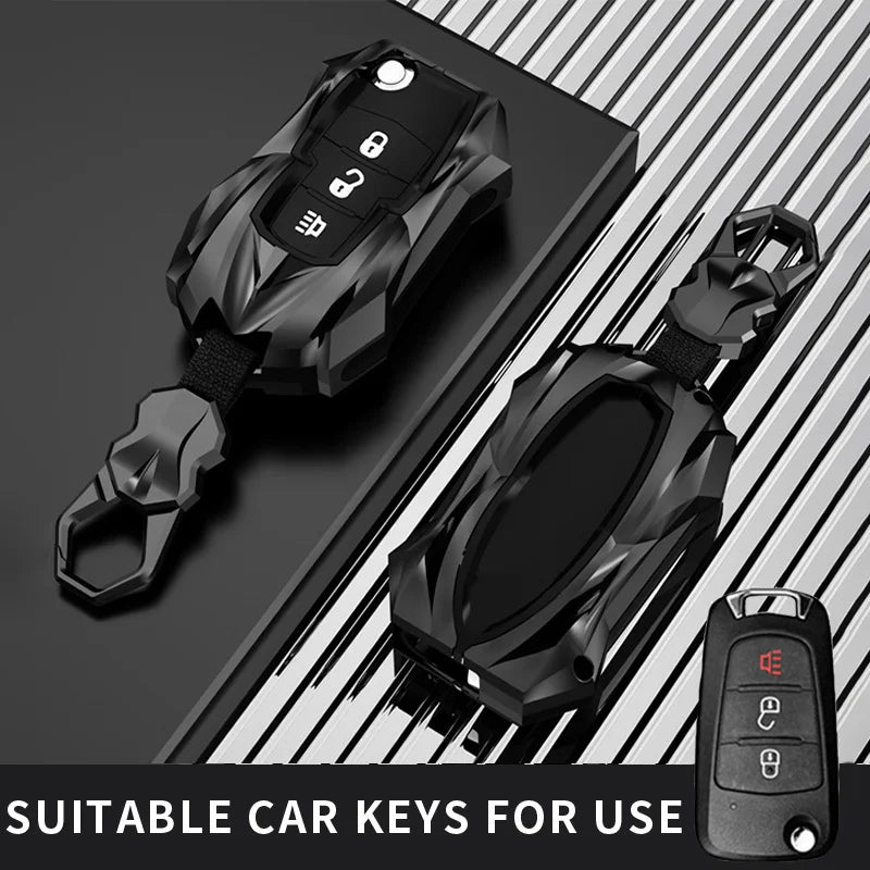 Protective Galvanized Alloy Car Key Case for Great Wall Models