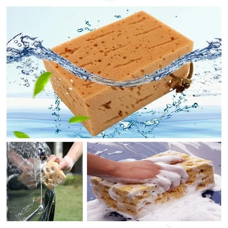 Large Honeycomb Car Wash Sponge Extra Absorbent Cleaning Brush Block