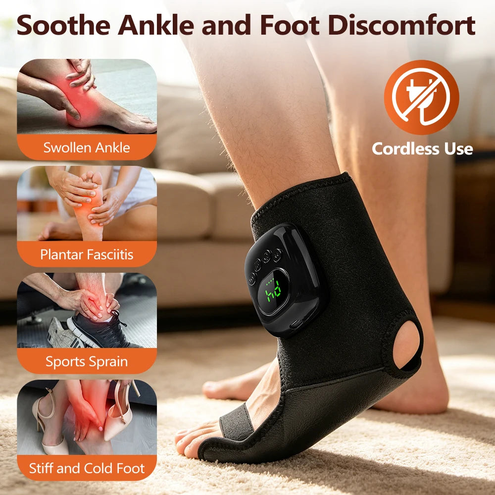 Cordless Heated Air Compression Wrist Massager - 27