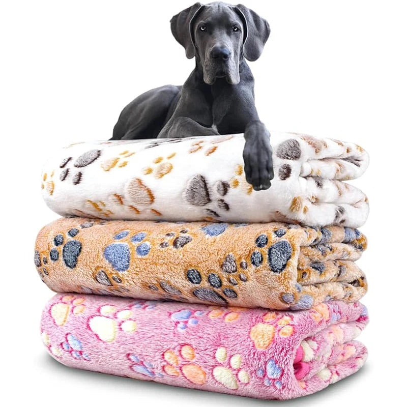Soft Fluffy Fleece Pet Blanket for Dogs and Cats