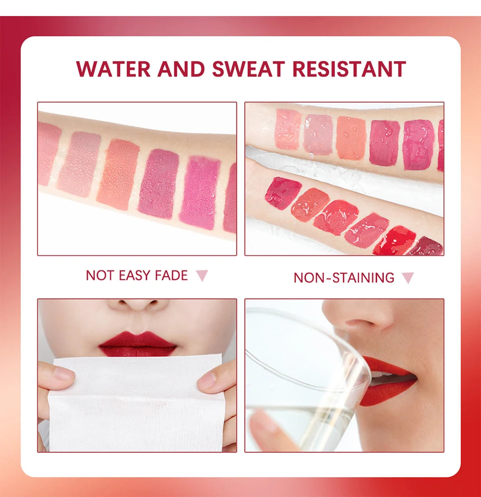 Waterproof Matte Liquid Lipstick Long-Lasting Lip Gloss