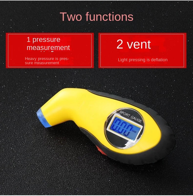 Digital LCD Tire Pressure Gauge for Car Safety - 11