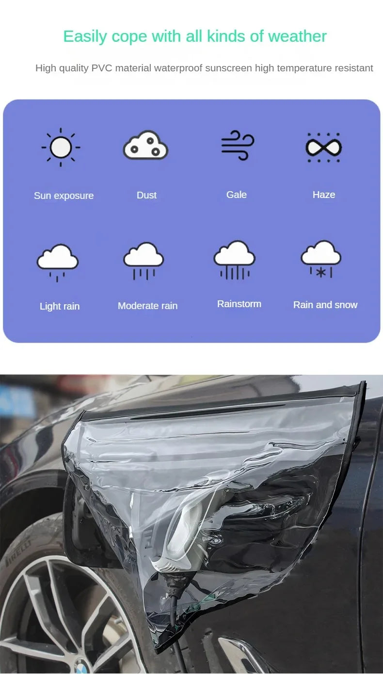 Magnetic EV Charging Port Rain and Dust Cover