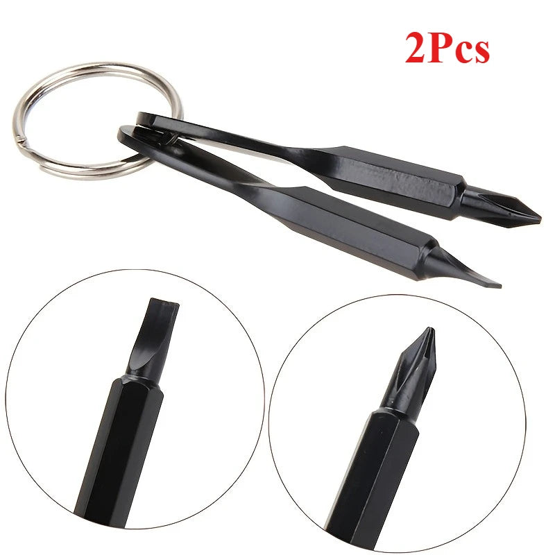 Portable Keychain Screwdriver Repair Tool Set - 12