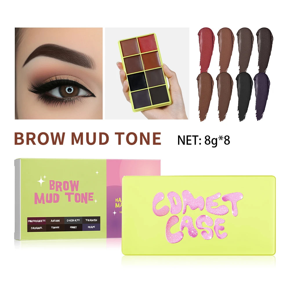 8-Color Cream Blush and Contouring Palette
