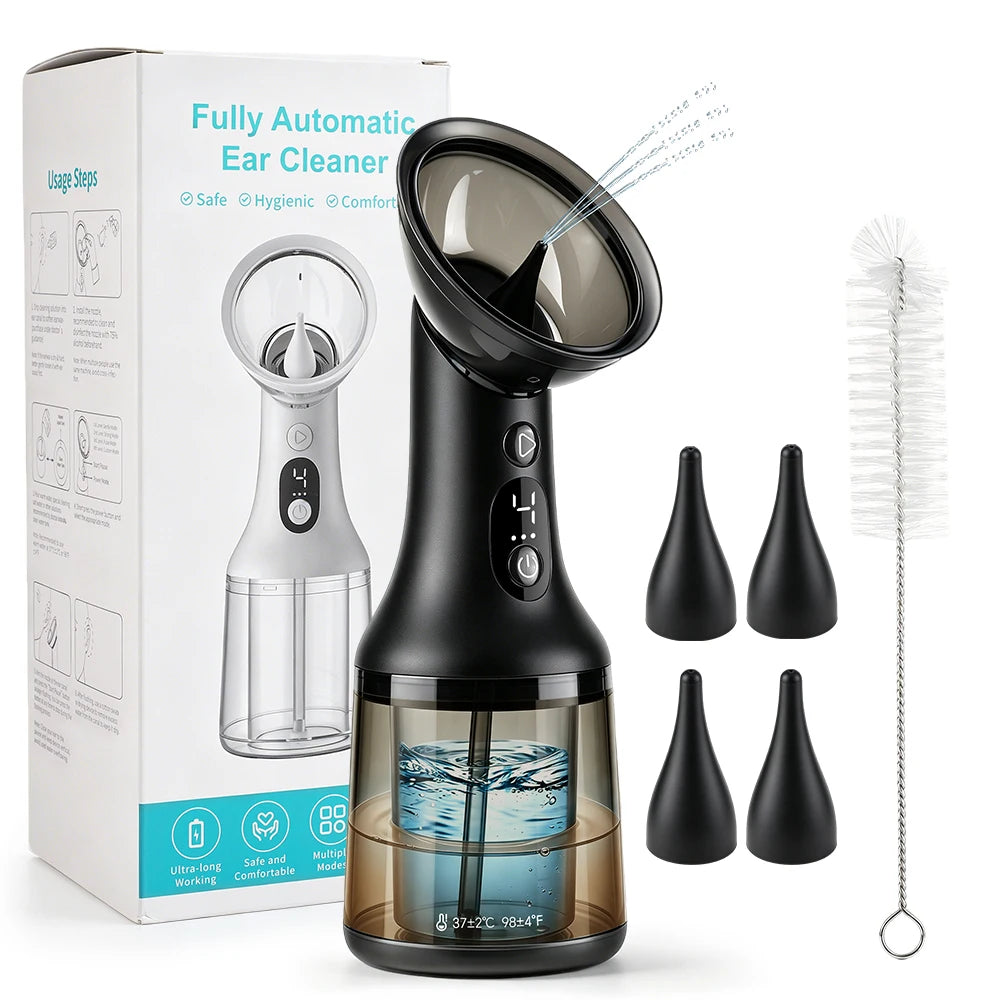 Electric Ear Wax Removal Irrigator with Dual Water Tank