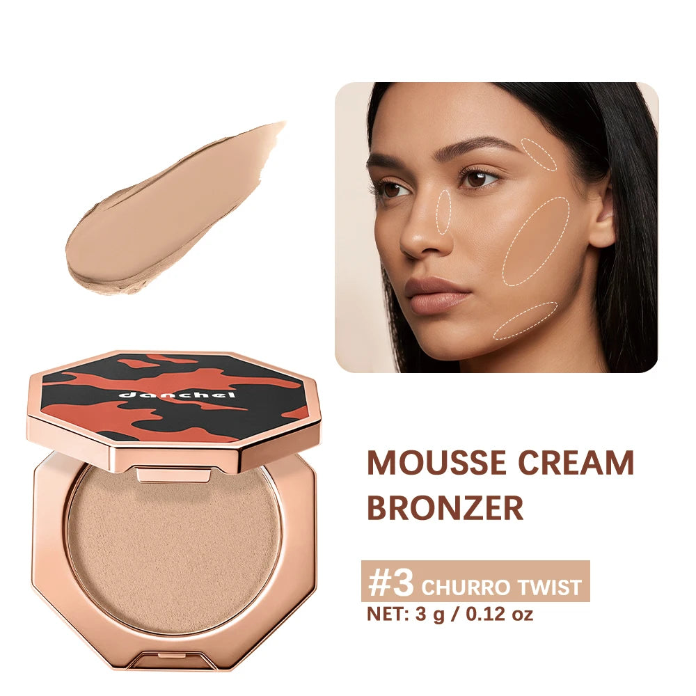 Cream Mousse Bronzer for Sculpting and Face Contouring - 24