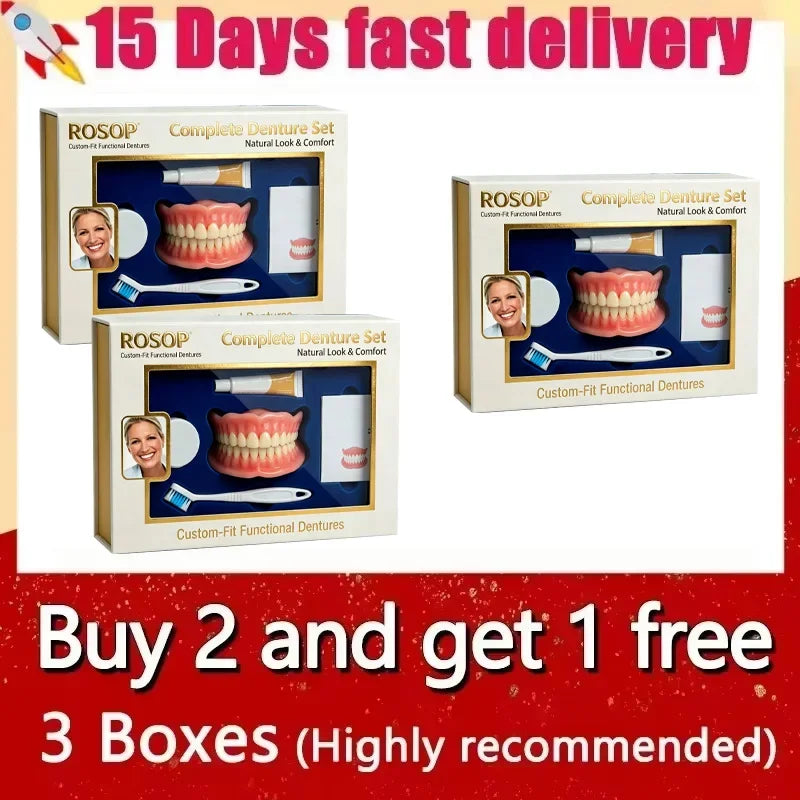 Comfort Fit Cosmetic Smile Veneers for Upper and Lower Teeth