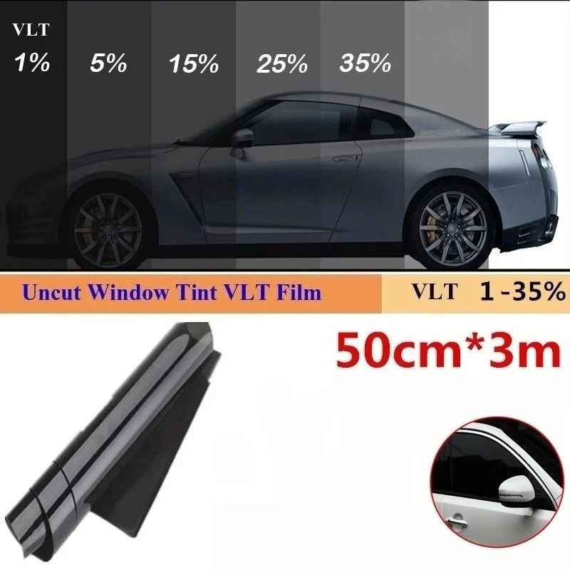 Car Window Tint Film UV Protection Heat Insulation Privacy Sun Shade