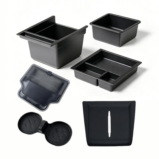 Center Console Organizer Tray Set for Tesla Model Y Long Wheelbase