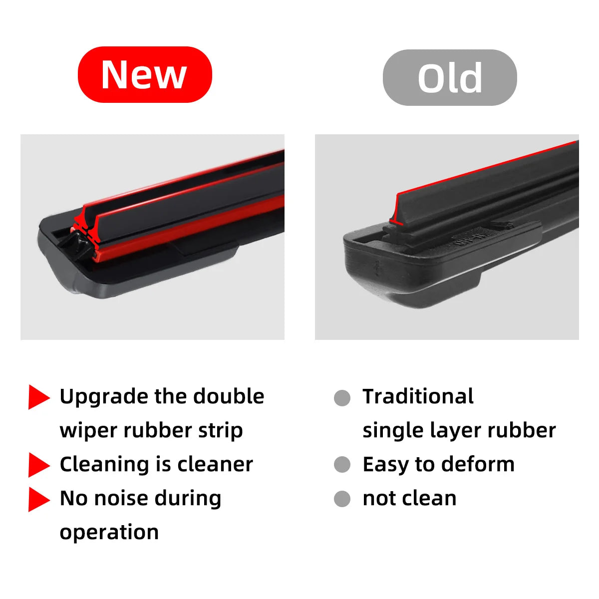 Universal J-Hook Car Windshield Wiper Blade