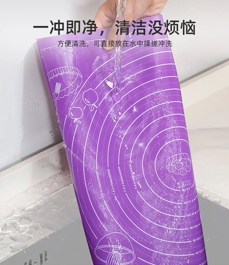 Non-Slip Silicone Pastry Baking Mat with Measurement Scale