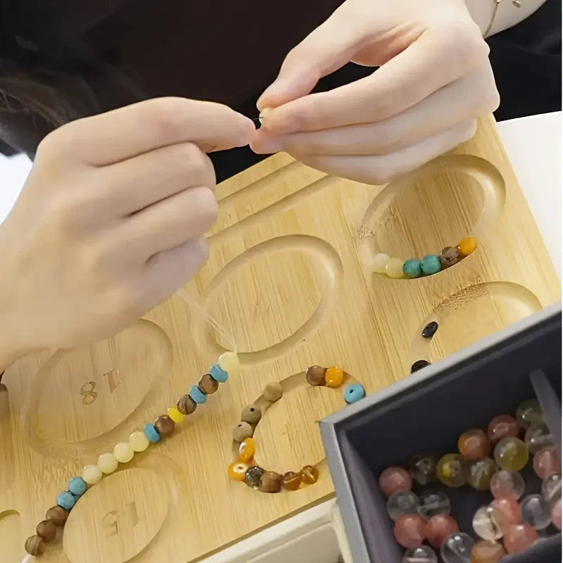Wooden Bead Design Board for Jewelry Bracelet Making - 7