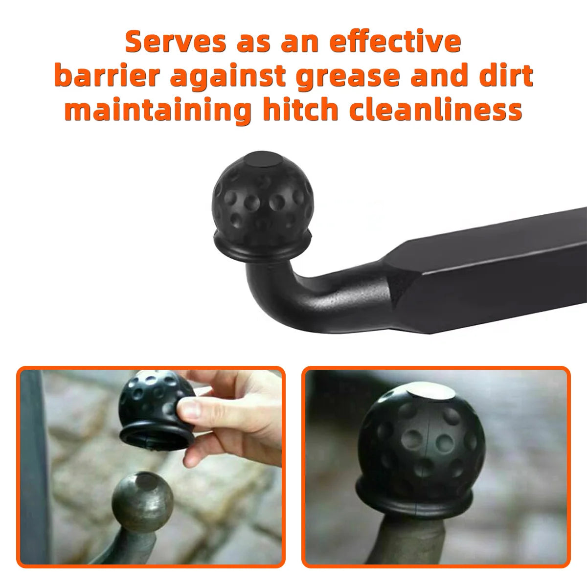 Universal Protective Trailer Hitch Ball Cover