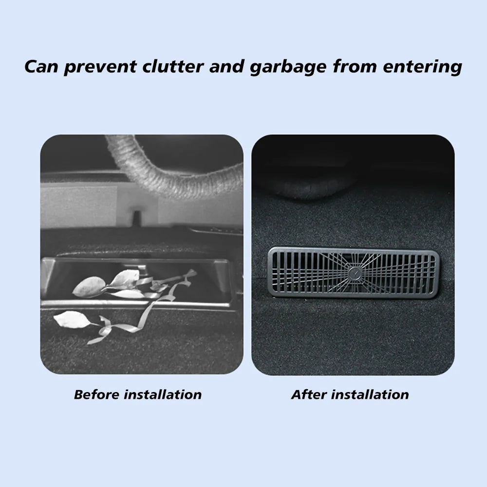 Under Seat Air Vent Protector Grille for 2025 Model Y - 3