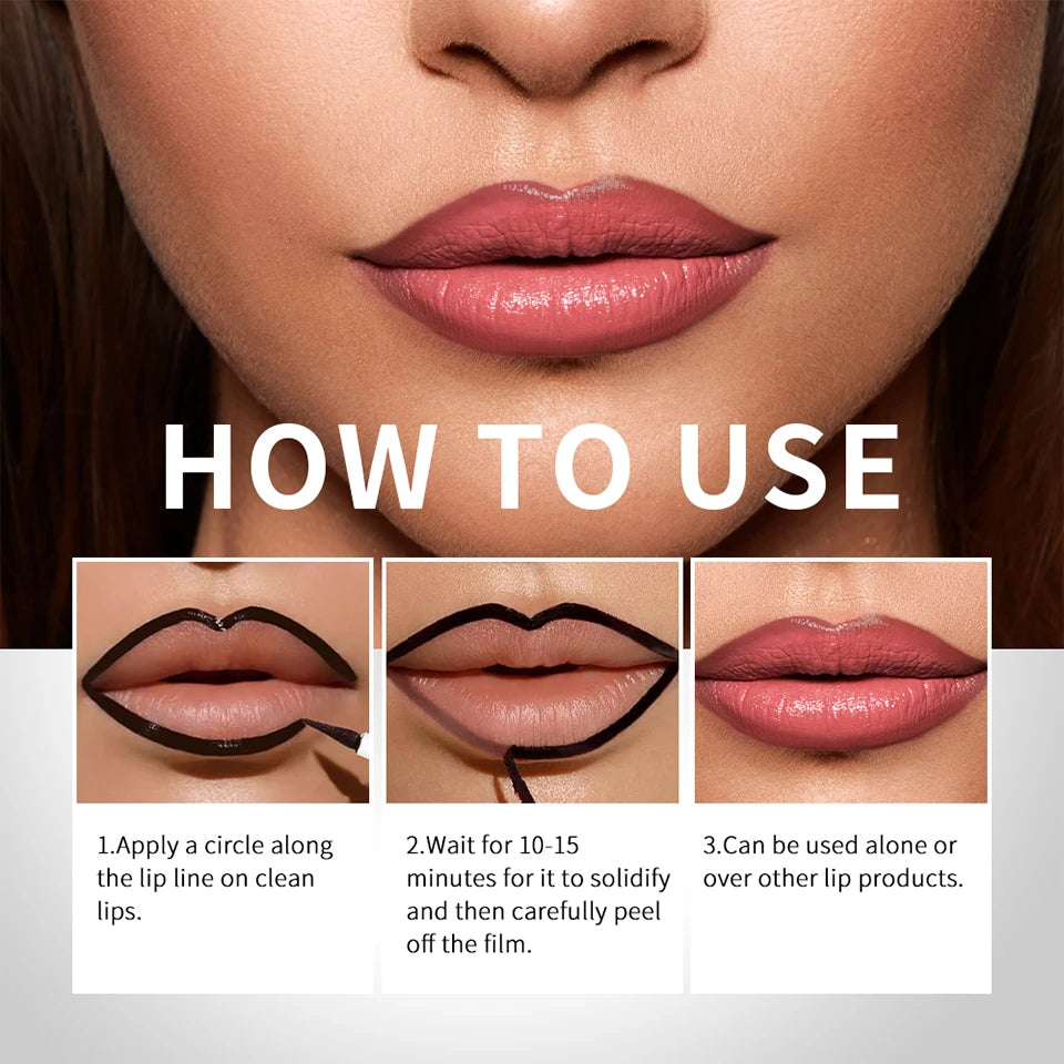 Waterproof Peel-Off Tattoo Lip Liner Stain - 16