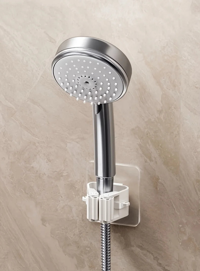 Adhesive Wall-Mounted Mop and Broom Holder