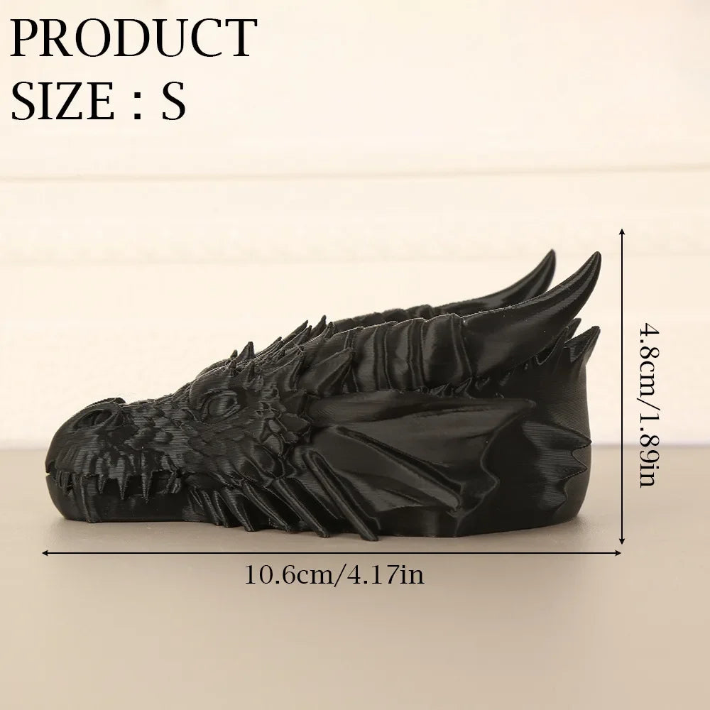 Dragon Head Desktop Storage Tray for Keys and Jewelry
