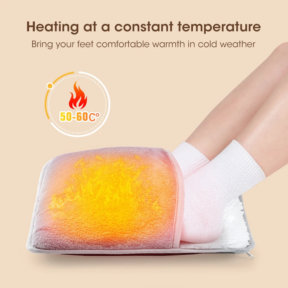 Electric Heated Foot Warmer for Office and Home