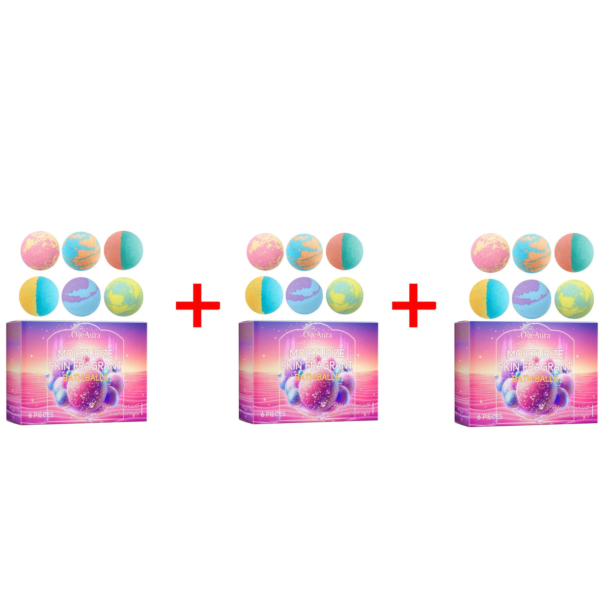 Aromatherapy Moisturizing Bath Bombs for Relaxation and Skin Care
