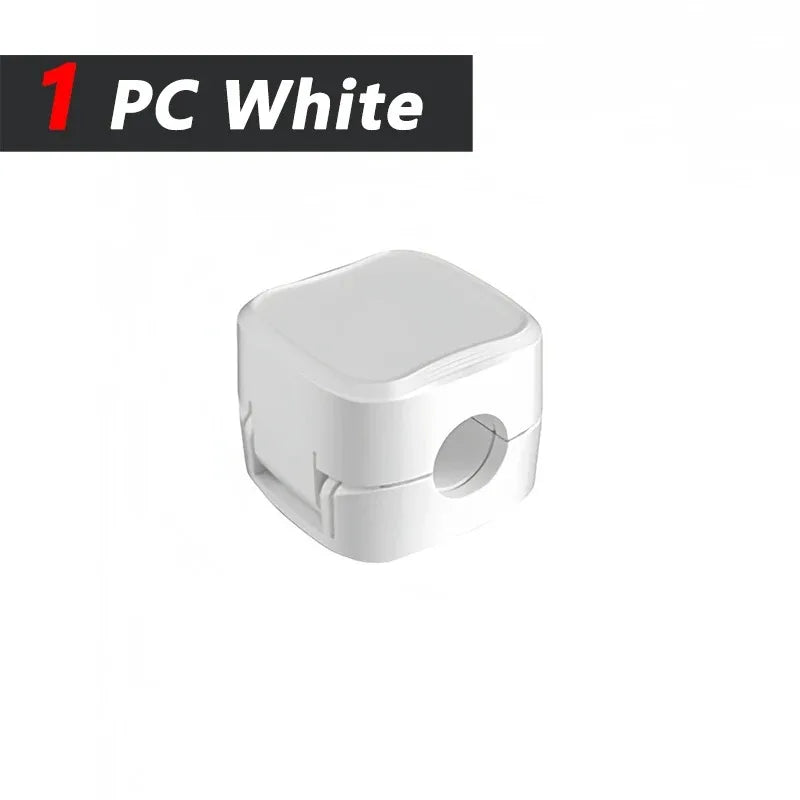 Adjustable Adhesive Cable Organizer Clips for Desk and Home